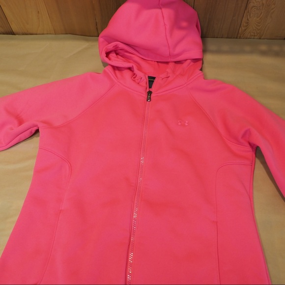Under Armour Medium hot pink zipper hoodie - Picture 13 of 13
